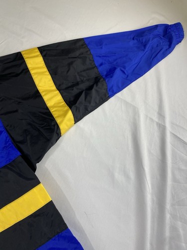 Columbia Windbreaker Blue Jacket Youth M 14/16 Vintage '90s Long Sleeve Full Zip - Picture 13 of 17