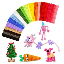 Pipe Cleaners Craft Supplies,Multi-Colored Chenille Stems for DIY Arts Crafts
