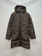 Vintage Moncler Women  s Down Puffer Jacket Hooded Brown Size 3 Large