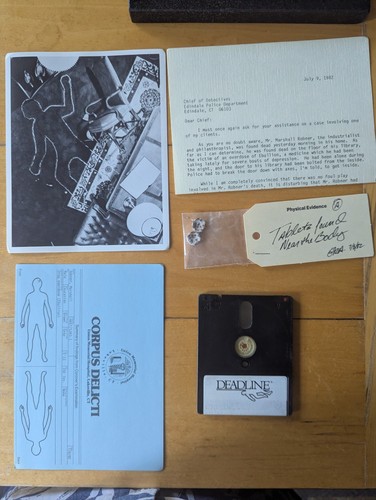 Infocom Deadline For Amstrad CPC/PCW - 第 6/11 張圖片