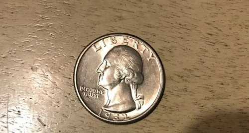 1932 P WASHINGTON QUARTER SILVER AU+/UNC 25c SET BREAK VERY NICE