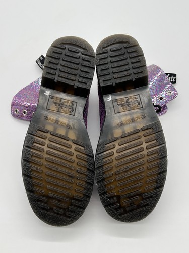 Dr. Martens, 1460 Pascal AirWair Damen-Stiefeletten Größe 8 lila Schlange Metallic. " - Bild 11 von 13