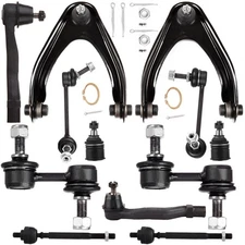 12pcs Front Tie Rod End Upper Control Arm Ball Joint For Honda CR-V 1997-2001