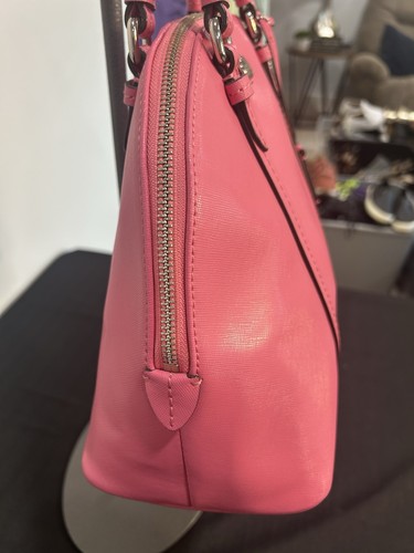 Coach Damen Handtasche Kaugummi Rosa Doppelgriff, Doppelreißverschluss Silber Hardware - Bild 6 von 12