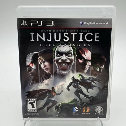 Injustice Gods Among Us PS3 PlayStation 3 Complete - 1 Year Warranty VG