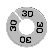 SSWBasics Round Closet Dividers for Hangrail Men's Clothing Rack Dividers