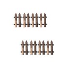  2 Pieces Kleiner Zaun Dekorative Zäune Zaundekorationen Miniaturzaun