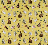Tischdecke Ostern 85X85 Mitteldecke Baumwolle Ostertischdecke Sandner Nostalgie