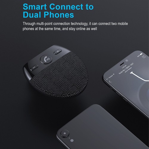 Handsfree Car Speakerphone Multipoint Speaker Phone With Auto Powe SPC - Zdjęcie 12 z 12