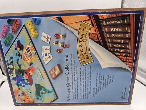Risk Board Game Complete Parker Bros Bookshelf Collection Wooden Box Case - Picture 10 of 10