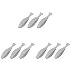  9 PCs Edelstahlfisch -Pinzetten Küchenwerkzeug Haushalt Hühnchen Haare Zähler