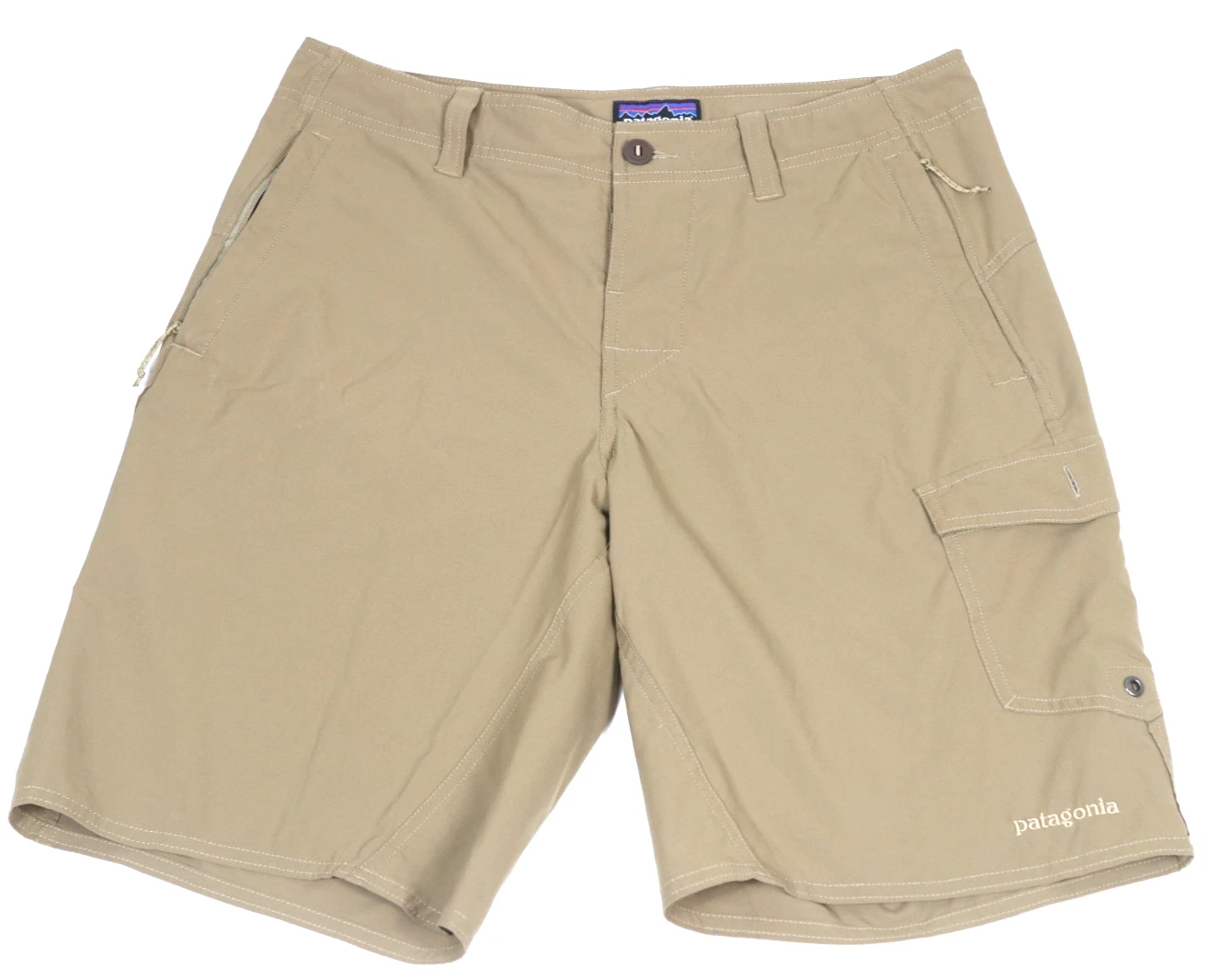 Patagonia Boardshorts 32x18 Beige Hydropeak Hybrid Walk Shorts Khaki Outdoors