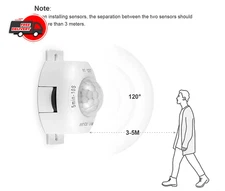 DC 5V 12V 24V PIR Motion Sensor Switch IR Detector 3A LED Strip Light Delay