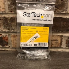 StarTech Thunderbolt 3 USB-C Cable 2m (6.5ft) – 20Gbps, 100W PD, 4K Support