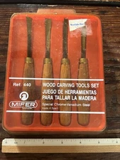 Vincent Mifer Wood Carving Tools Set Chisels - Ref 440 Made in Spain
