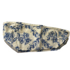 Longaberger Note Pal Basket Liner Cottage Trellis fabric blue white floral