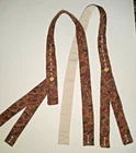 Civil War SALE SALE Suspenders TAN RED/GREEN PAISLEY Hand sewn UNION CONFEDERATE