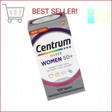 Centrum Silver Women's Multivitamin for Women 50 Plus, Multivitamin/Multimineral