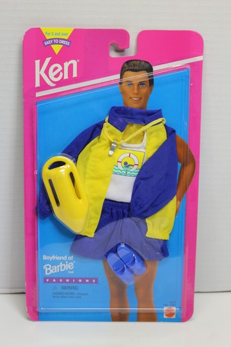 Vintage 1995 Ken Fashions Outfit LIFEGUARD Beach 14379 Barbie NEU - Bild 2 von 5