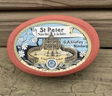 St Peter Nacht Vintage Mini Floating Candles, Oval Box Germany