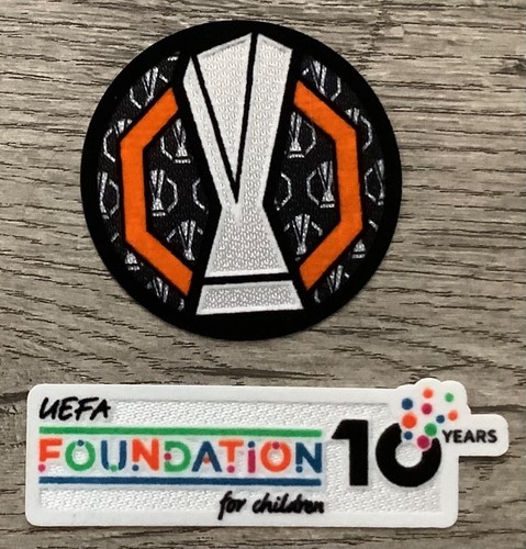 2025-2026 Europa League Patch Badge 2025 Final Details Tottenham Manchester Utd - Picture 3 of 9