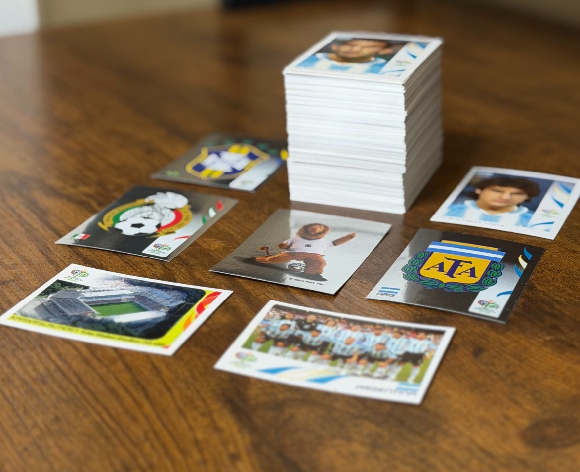 2006 Panini FIFA World Cup Germany HUGE LOT OF 200+ Soccer Cards Stickers Messi view 3