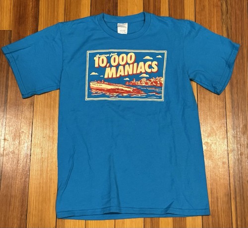 10000 Maniacs 20th Anniversary Shirt Small Chautauqua Amphitheater - Picture 1 of 6
