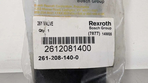 Rexroth 2612081400 Pneumatic Directional Valve 261-208-140-0 10 BAR Bosch Aventi - Picture 5 of 5