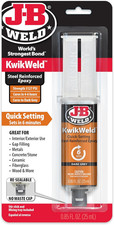 JB WELD KWIKWELD - 6 MINUTE STEEL EPOXY | Strong, Lasting Repairs to Metal 
