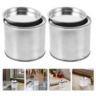  10pcs Paint Cans: Empty Paint Saver with Lids Ink and Oil Storage Round Buckets