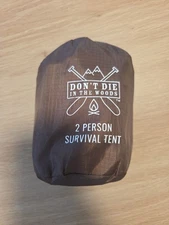 Toughest Ultralight 2 Person Emergency Tent Protection Paracord Thermal Shelter