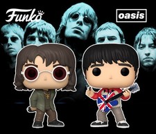 Funko Pop Vinyl Oasis # 257 Noel Gallagher + # 256 Liam Gallagher (Buy as a Set)