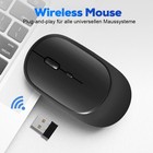 USB PC Maus Kabellos Bluetooth und Funk für Computer MAC Aufladbare leise Maus