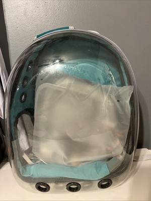 Cat Backpack Carriers Pet Bubble Capsule Knapsack Small Space Travel Bag