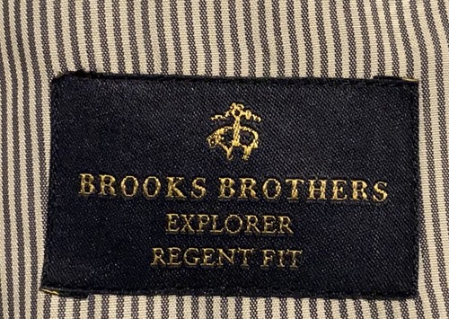 NEW Brooks Brothers Wool Blend Regent Fit Gold Tone Two Buttons Navy Men Size 40 - Picture 9 of 19