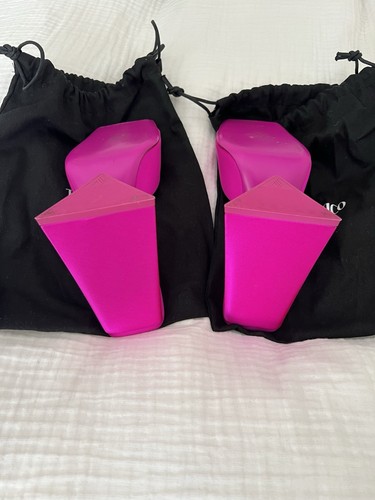 The Attico Silk Triangle Mules - Picture 6 of 6