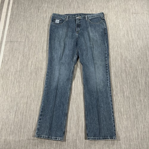 Cinch Jeans Herren 40X34 Cowboy Bootcut Medium Stone Wash Silver Label Blau Denim