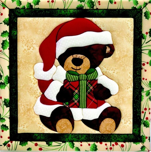 Quilt-Magic No Sew Wall Hanging Kit-Beary Christmas QM449