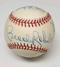 MLB Old Timers Legends & Stars Multi Signed Major League Baseball BANKS GIBSON