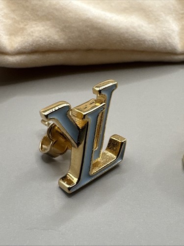Orecchini Louis Vuitton LV iconici smaltati M01722 $445 - Foto 6 di 12