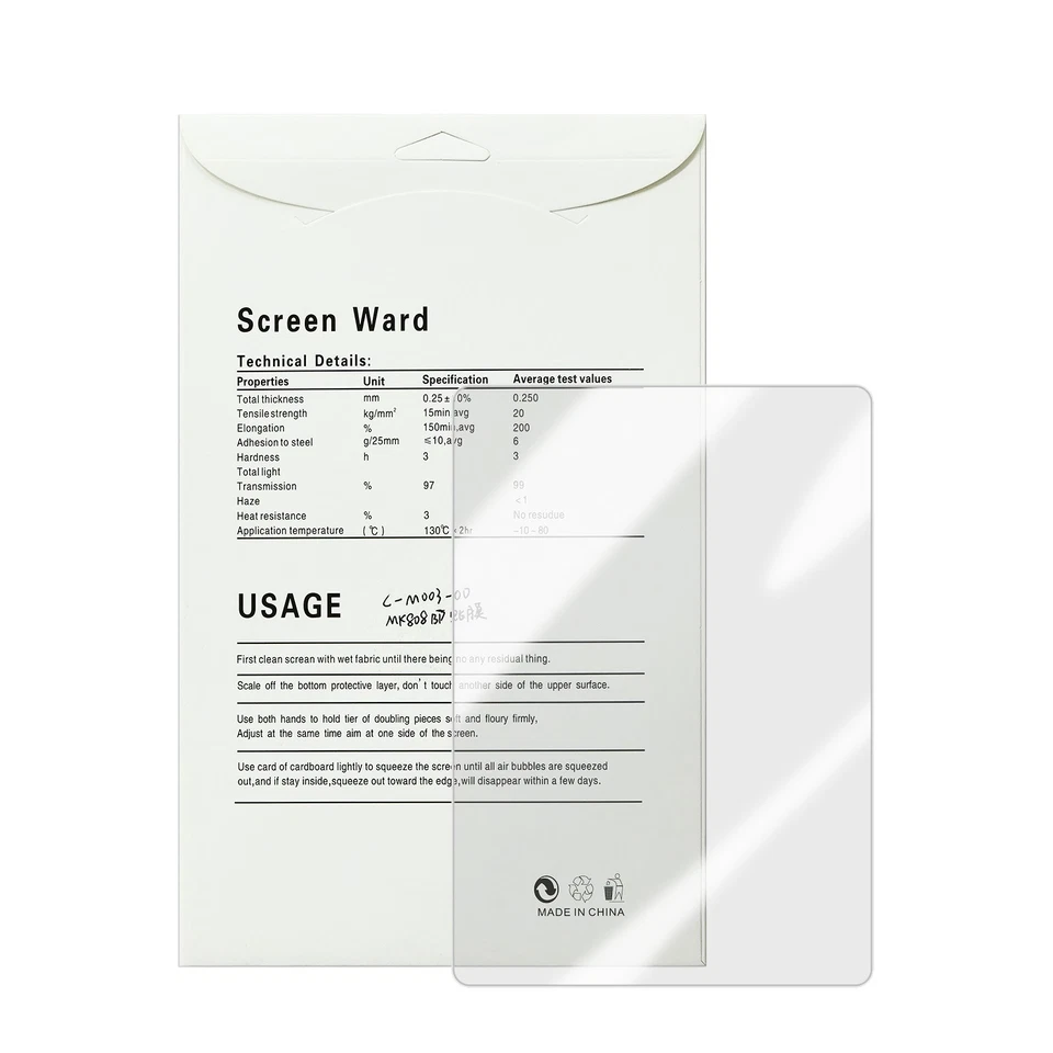 Películas protectoras de pantalla de diagnóstico Autel para MK808BT PRO MK808BT MK808S MX808S Foto 4 de 4