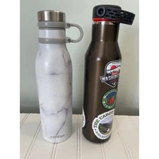 Contigo 20 oz Matterhorn & HydroFlask Water Bottles Bundle Stickers 