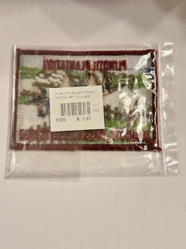 Official PLIMOTH PLANTATION PLYMOUTH MASS 1620 Embroidered Collector Patch, New - Picture 5 of 13