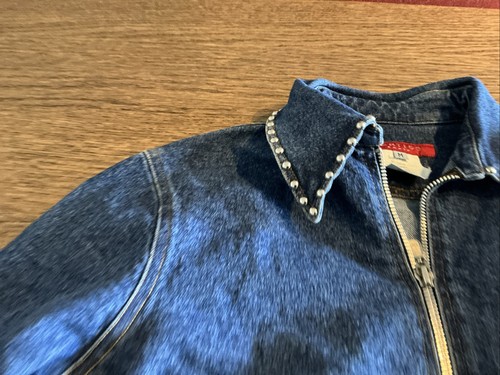 Giacca donna Vertigo Paris taglia Med blu denim cotone elasticizzato-spandex-francia - Foto 6 di 20