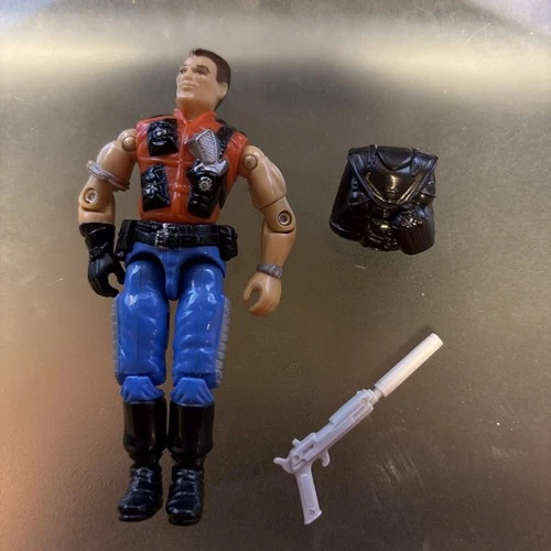 Vintage GI Joe Mercer v1 Complete 3.75" Action Figure Slaughters 1987 Hasbro