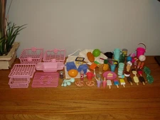 OUR GENERATION KITCHEN FOOD RACKS SHELVES ICE CREAM BAKERY ACCESSORIES LOT