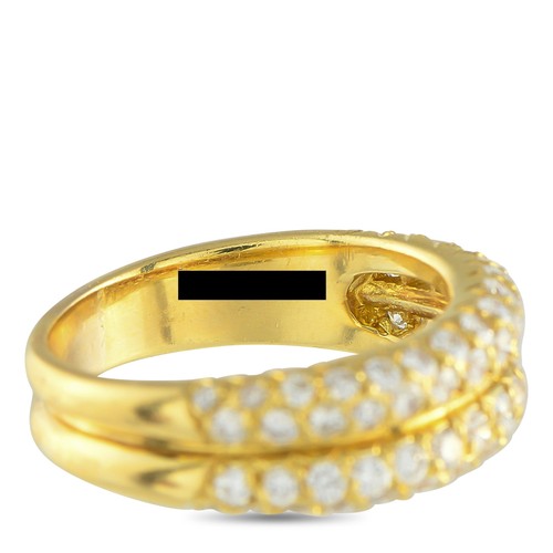 Anillo de diamantes Van Cleef & Arpels de oro amarillo de 18 quilates de 1,27 quilates VC20-082025 - Imagen 5 de 5