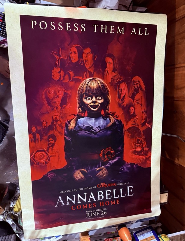 ANNABELLE THEATRE MOVIE POSTER DOUBLE SIDED IMAX THE CONJURING HORROR 2019