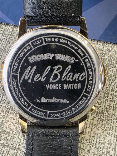 Armitron Bugs Bunny & Daffy Duck Mel Blanc Singing Show Time Watch. NEW BATTERY - Picture 8 of 11
