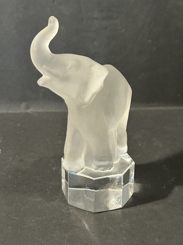 1986 Goebel’s Zoo Lead Crystal Elephant Original Box - Picture 6 of 6